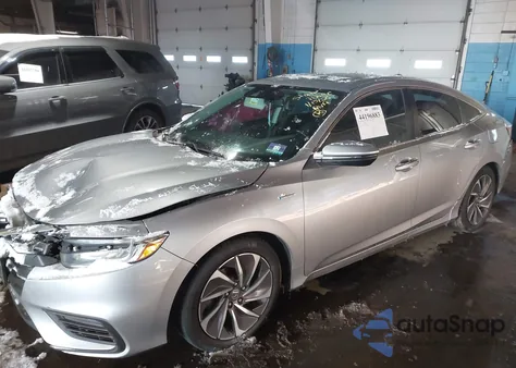 2019 Honda Insight Touring from USA, damaged, VIN 19XZE4F93KE003040